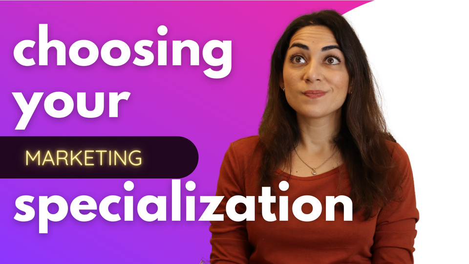 How To Choose Your Marketing Specialization